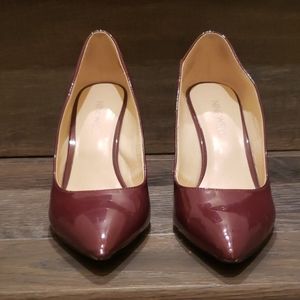 Nine West pointed wedges size 5